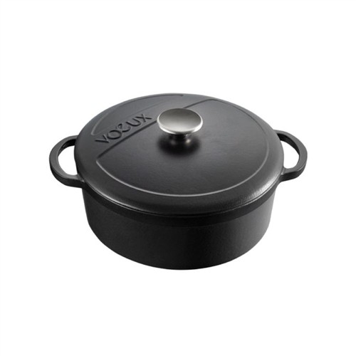 VOEUX ELEGANCE DERİN DÖKÜM TENCERE 28 CM SİYAH   resmi