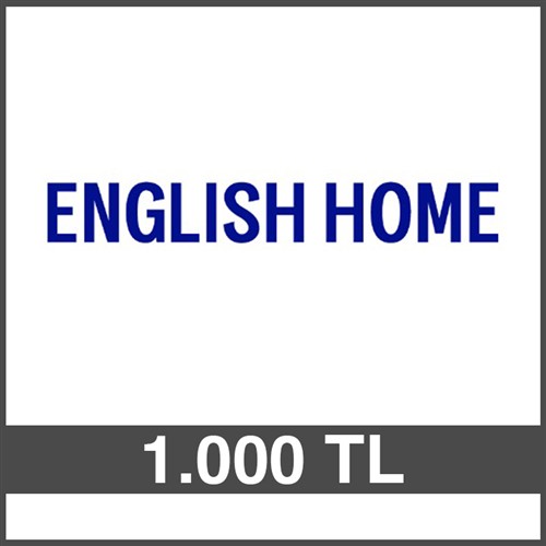 ENGLİSH HOME HEDİYE ÇEKİ (1000 TL)-DİJİTAL resmi