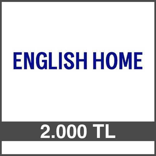 ENGLİSH HOME HEDİYE ÇEKİ (2000 TL)-DİJİTAL resmi