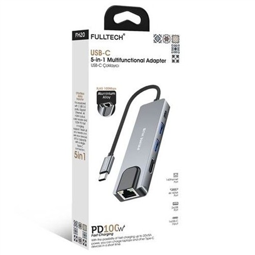 FULLTECH FH20 USB-C ÇOKLAYICI resmi