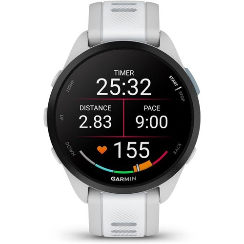 GARMIN 010-02863-31 FORERUNNER 165 MUSIC SİS GRİSİ/BEYAZ AKILLI SAAT resmi