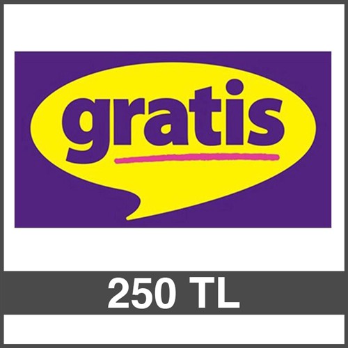 GRATİS HEDİYE ÇEKİ (250 TL)-DİJİTAL resmi