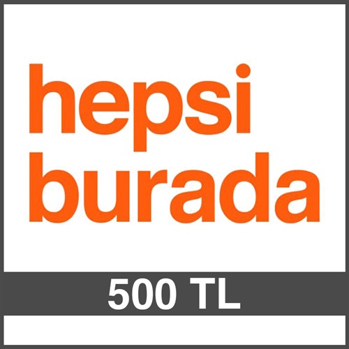 HEPSİBURADA HEDİYE ÇEKİ (500 TL)-DİJİTAL resmi