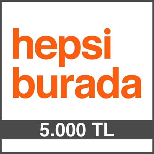 HEPSİBURADA HEDİYE ÇEKİ (5000 TL)-DİJİTAL resmi