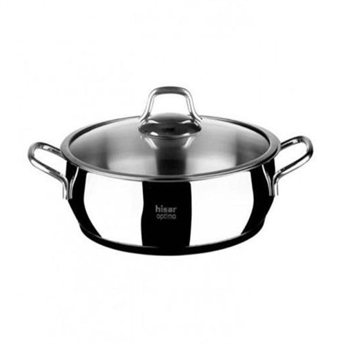 HİSAR OPT BERGAMA 24 CM BASIK TENCERE METAL SAP 34764 resmi