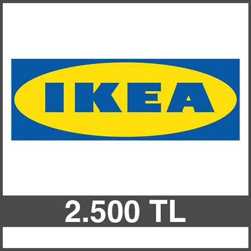 IKEA MAĞAZA HEDİYE ÇEKİ (2500 TL)-DİJİTAL resmi