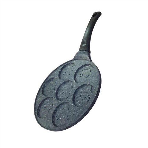 KEEP LONDON COOKER SERİSİ GRANİT DÖKÜM KLKCH739 EMOJİLİ 26CM PANCAKE TAVASI resmi