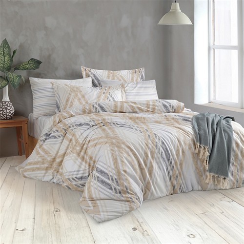 KEEP LONDON LILY POPLIN ÇİFT KİŞİLİK NEVRESİM TAKIMI KLHOME350 resmi