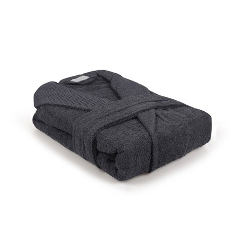 KEEP LONDON ŞAL YAKA ANTRASİT GRİ BORNOZ L / XL KLHOME624 resmi