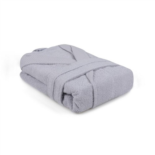 KEEP LONDON ŞAL YAKA BORNOZ GRİ BORNOZ M/L KLHOME618 resmi