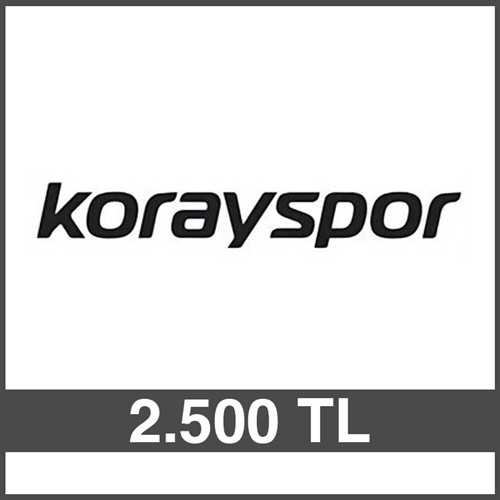 KORAY SPOR HEDİYE ÇEKİ (2500 TL)-DİJİTAL resmi