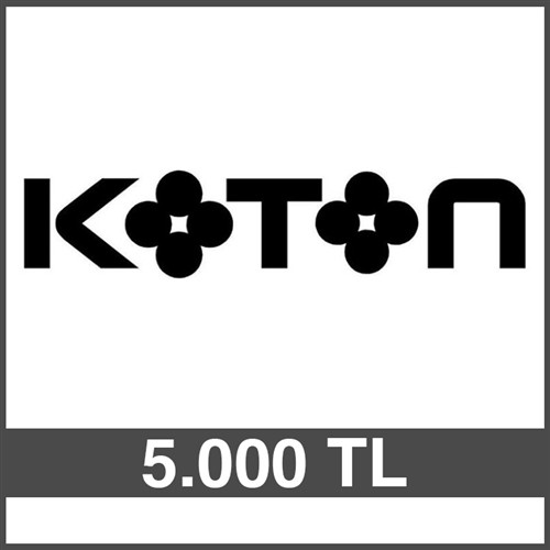KOTON HEDİYE ÇEKİ (5000 TL)-DİJİTAL resmi