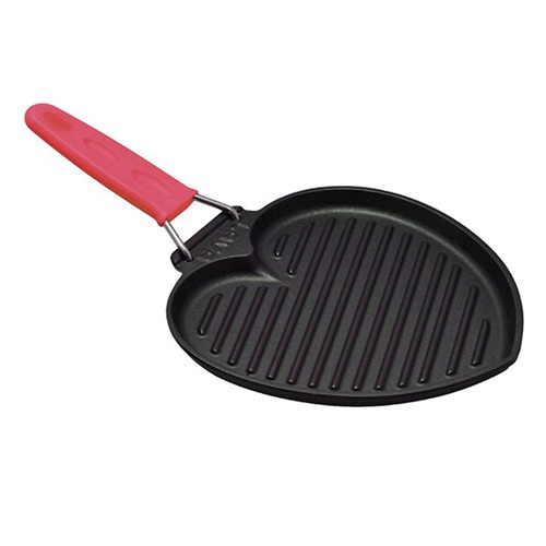 LAVA 22X23CM KIRMIZI KALP FORMLU IZGARA TAVASI resmi