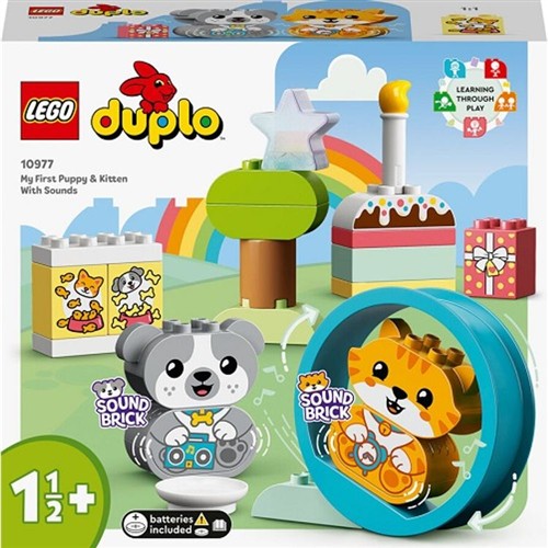 LEGO ADR-LED10977 DUPLO PUPPY AND KITTEN W SOUNDS resmi