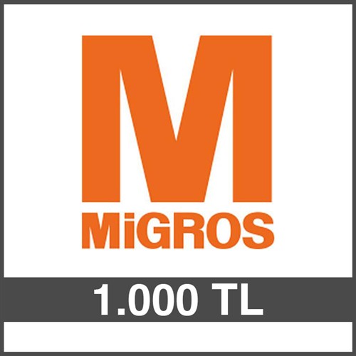 MİGROS HEDİYE ÇEKİ (1000 TL)-FİZİKİ resmi