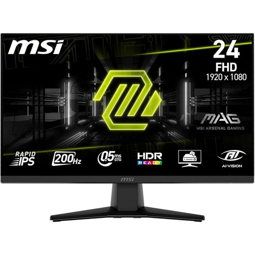 MSI MAG 242F 0.5MS 200HZ FLAT RAPID IPS FREESYNC 23.8" MONİTÖR resmi