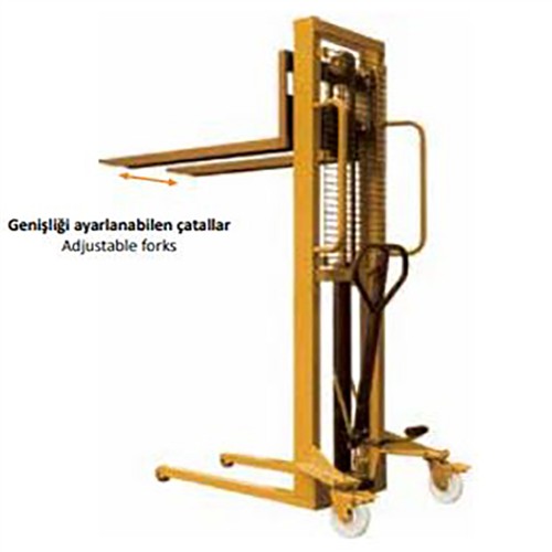 NETLIFT EXO-MS 1016 MANUEL İSTİF MAKİNESİ 1 TON 1.6 MT resmi