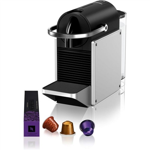 NESPRESSO PIXIE SILVER REDESIGN KAHVE MAKİNESİ resmi