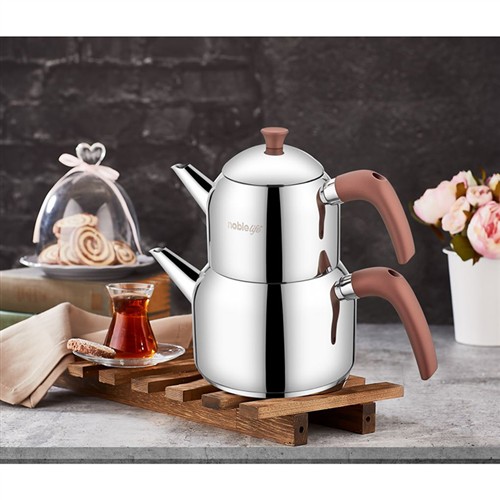 NOBLE LIFE AZUR ÇELİK ÇAYDANLIK BAKIR KULP N16357 resmi