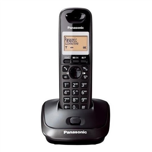 PANASONIC KX-TG 2511 DECT TELEFON SİYAH resmi
