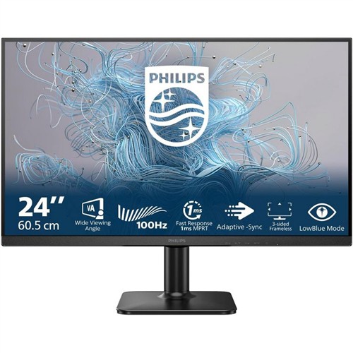 PHILIPS 24E2N1100LB/00 VA 1MS 100HZ VGA HDMI 23.8" MONİTÖR resmi