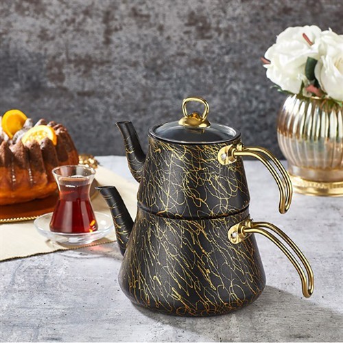 POLOCHEF ELEGANCE GRANİT ORTA BOY ÇAYDANLIK 101EGÇ resmi