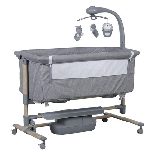 PREGO CARMELA ANNE YANI ELEKTRİKLİ BEŞİK GRİ 4091-1 resmi