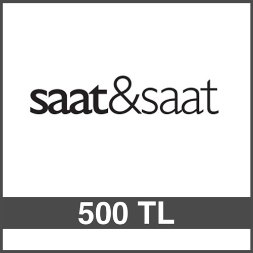 SAAT&SAAT HEDİYE ÇEKİ (500 TL )-DİJİTAL resmi
