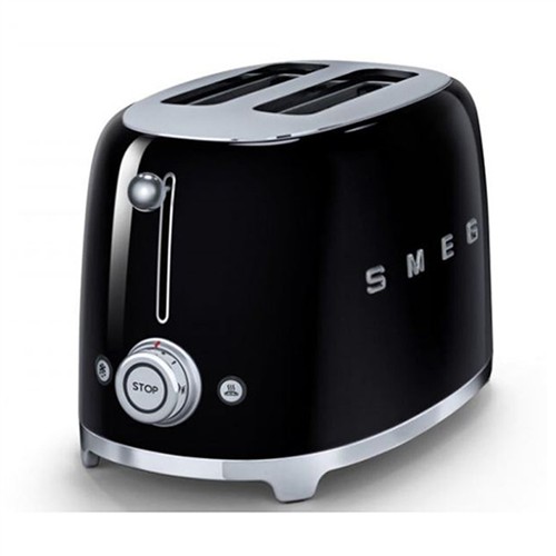 SMEG TSF01BLEU SİYAH 2X1 EKMEK KIZARTMA MAKİNESİ resmi