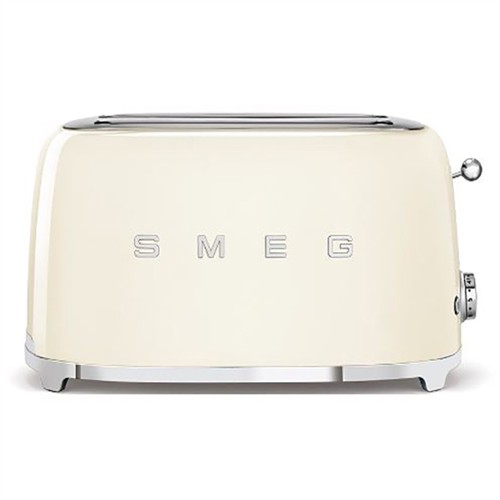 SMEG TSF02CREU KREM 2X2 EKMEK KIZARTMA resmi
