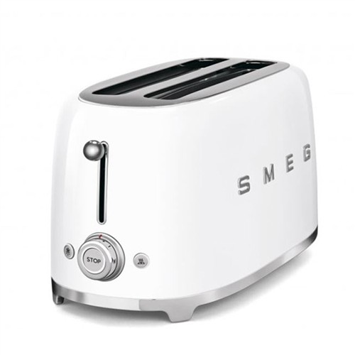 SMEG TSF02WHEU BEYAZ 2X2 EKMEK KIZARTMA MAKİNESİ resmi