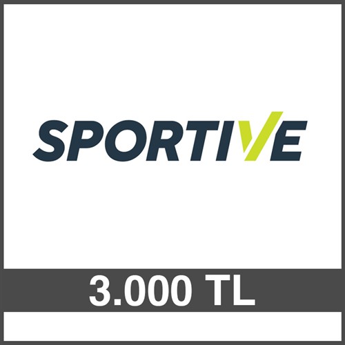 SPORTİVE HEDİYE ÇEKİ (3000 TL)-FİZİKİ resmi