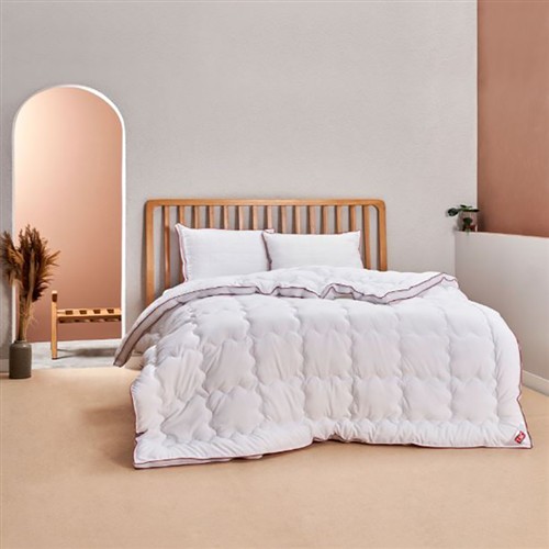 TAÇ BALANCE ÇİFT KİŞİLİK YORGAN BEYAZ 1500188979001 resmi