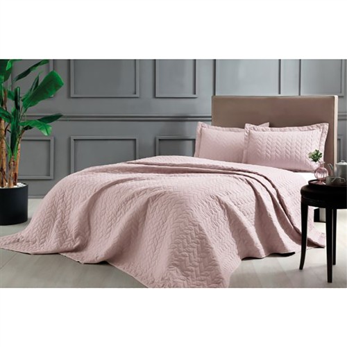 TAÇ GLORY PUDRA ÇİFT KİŞİLİK YATAK ÖRTÜSÜ 1500188415008 resmi