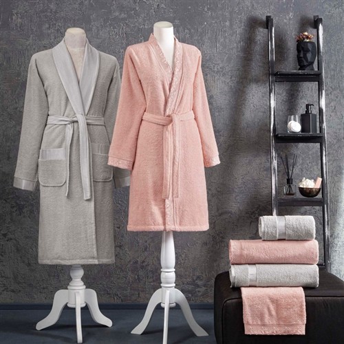 TAÇ LD CLARETTE PAMUK AİLE SET SOMON VİZON 1500216636 resmi