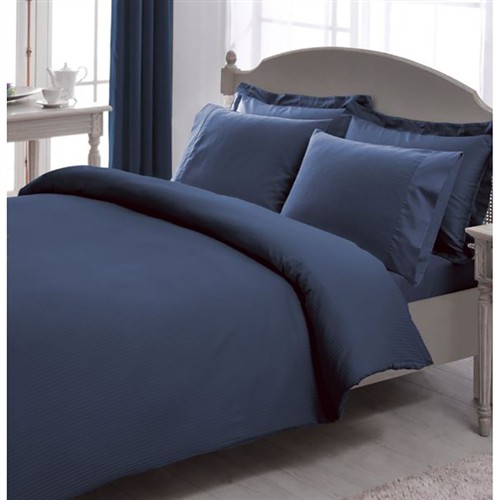 TAÇ PREMIUM BASIC KING SIZE LACİVERT NEVRESİM TAKIMI ÇİFT KİŞİLİK 1000043559002 resmi