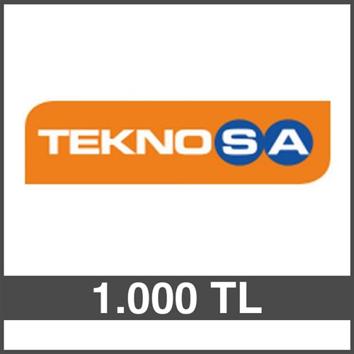 TEKNOSA HEDİYE ÇEKİ (1000 TL)-FİZİKİ resmi