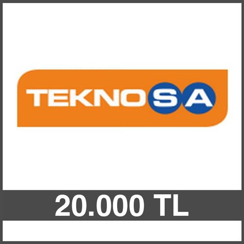 TEKNOSA HEDİYE ÇEKİ (20000 TL)-DİJİTAL resmi