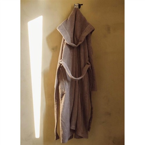 THE MIA FINE COTTON GRİ BORNOZ SMALL MEDIUM HAV0013 resmi