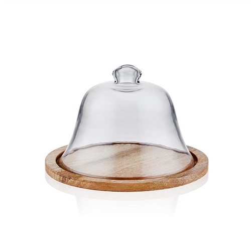 THE MIA MADERA KEK SAKLAMA FANUSU 20X21X21 CM CAM0390 resmi