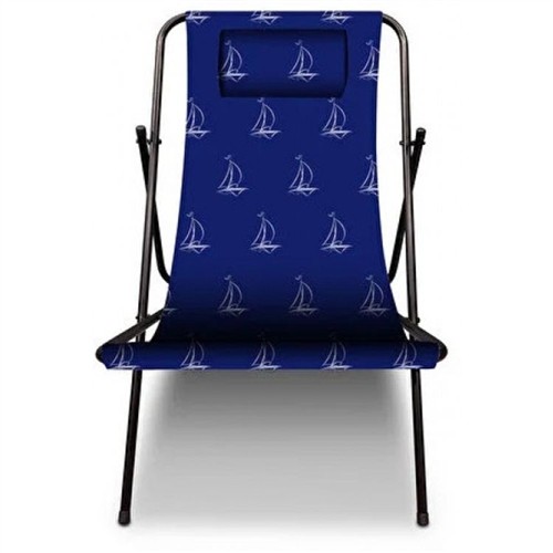 VOIT KATLANABİLİR / TAŞINABİLİR ŞEZLONG LACİVERT resmi