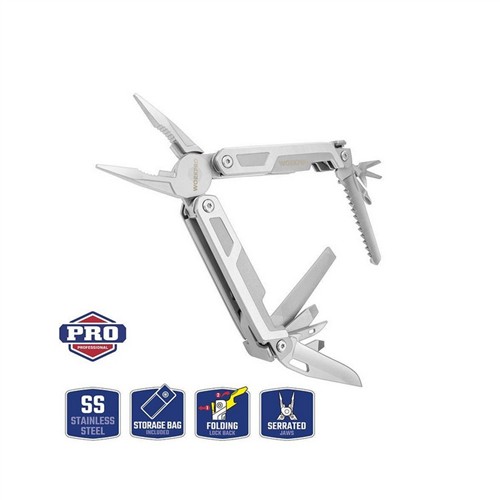 WORKPRO WP382002 15 IN 1 ÇOK FONKSİYONLU PROFESYONEL PENSE SETİ + TAŞIMA KILIFI resmi