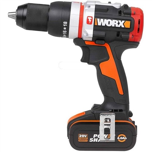 WORX WX354.4 20VOLT/4.0AH ÇİFT AKÜLÜ ŞARJLI DARBELİ MATKAP resmi
