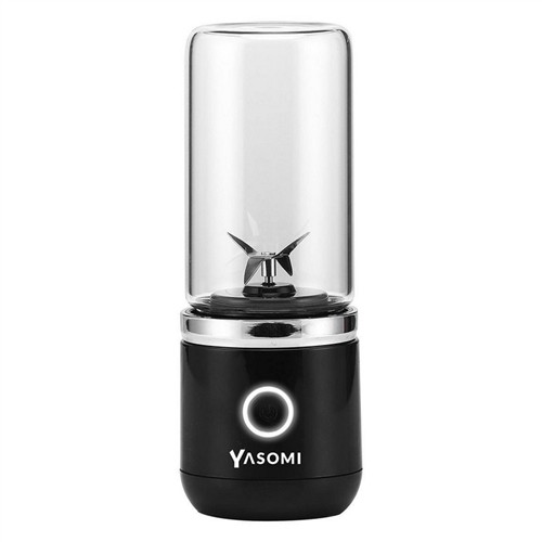 YASOMI TAŞINABİLİR KABLOSUZ ŞARJLI CAM BLENDER SİYAH GN-A04-S resmi