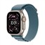 APPLE WATCH ULTRA 3 GPS + CELLULAR 49MM NATÜREL TİTANYUM KASA AÇIK MAVİ ALPİNE LOOP M MEWM4TU/A resmi