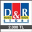 D&R HEDİYE ÇEKİ (2000 TL)-DİJİTAL resmi