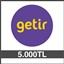 GETİR HEDİYE ÇEKİ (5000 TL)-DİJİTAL resmi