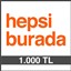 HEPSİBURADA HEDİYE ÇEKİ (1000 TL)-DİJİTAL resmi
