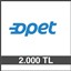 OPET HEDİYE ÇEKİ (2000 TL)-DİJİTAL resmi