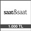 SAAT&SAAT HEDİYE ÇEKİ (1000 TL )-DİJİTAL resmi